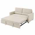 Schlafsofa aus Stoff Beige